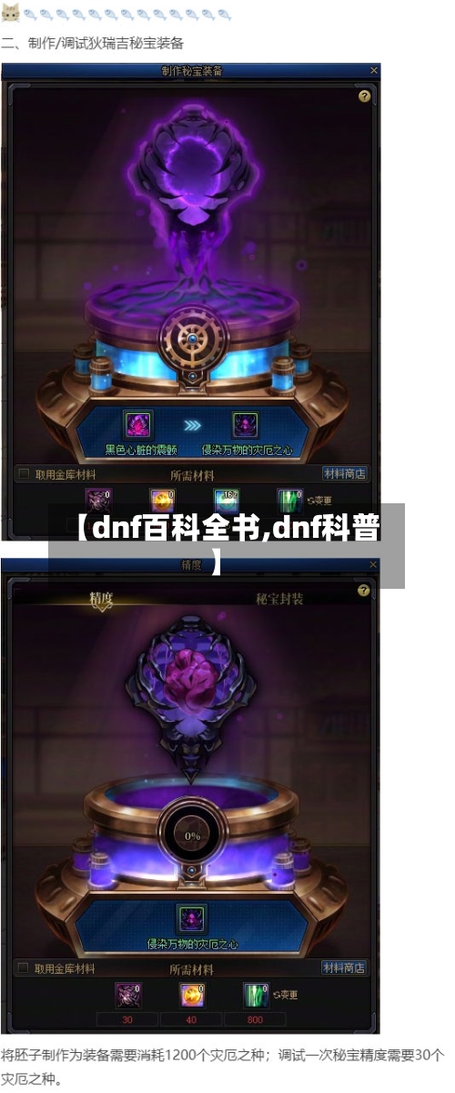 【dnf百科全书,dnf科普】-第1张图片