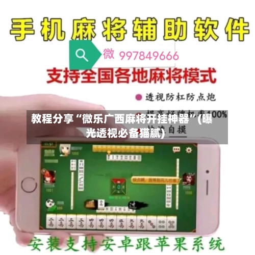 教程分享“微乐广西麻将开挂神器	”(曝光透视必备猫腻)-第1张图片