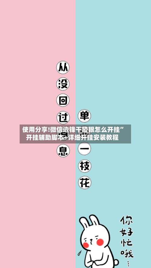 使用分享!微信边锋干瞪眼怎么开挂”开挂辅助脚本+详细开挂安装教程-第1张图片