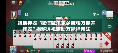 辅助神器“微信微乐家乡麻将万能开挂器	”揭秘透视辅助万能挂用法-第1张图片