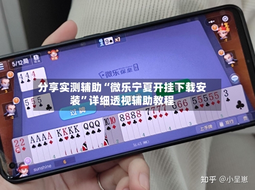 分享实测辅助“微乐宁夏开挂下载安装”详细透视辅助教程-第1张图片