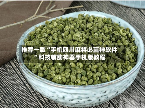 推荐一款“手机四川麻将必赢神软件”科技辅助神器手机版教程-第1张图片