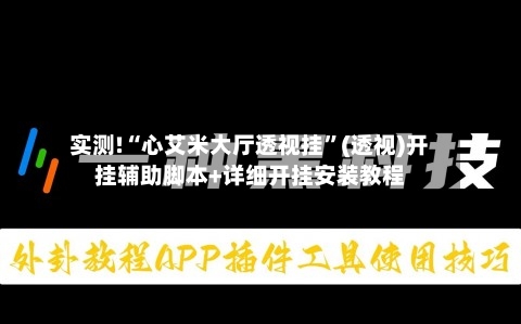 实测!“心艾米大厅透视挂”(透视)开挂辅助脚本+详细开挂安装教程-第1张图片