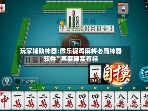 玩家辅助神器:微乐捉鸡麻将必赢神器软件”其实确实有挂-第1张图片