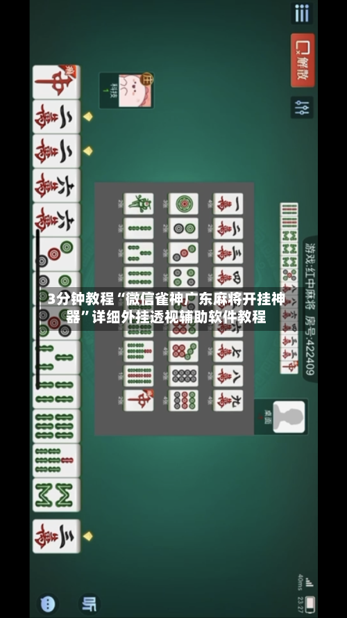 3分钟教程“微信雀神广东麻将开挂神器	”详细外挂透视辅助软件教程-第1张图片
