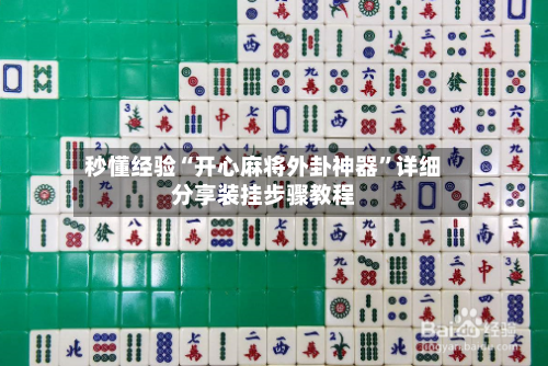 秒懂经验“开心麻将外卦神器”详细分享装挂步骤教程-第1张图片