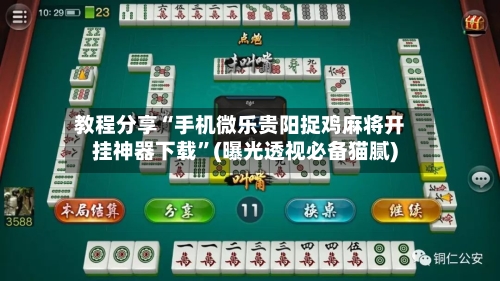 教程分享“手机微乐贵阳捉鸡麻将开挂神器下载	”(曝光透视必备猫腻)-第1张图片