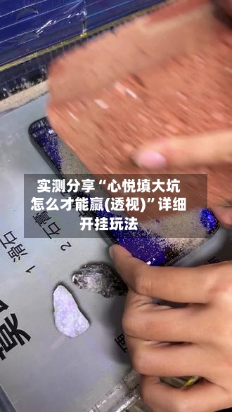 实测分享“心悦填大坑怎么才能赢(透视)”详细开挂玩法-第1张图片