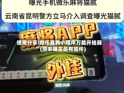 使用分享!微乐麻将小程序万能开挂器	”(原来确实是有插件)-第1张图片