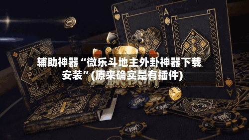 辅助神器“微乐斗地主外卦神器下载安装”(原来确实是有插件)-第1张图片