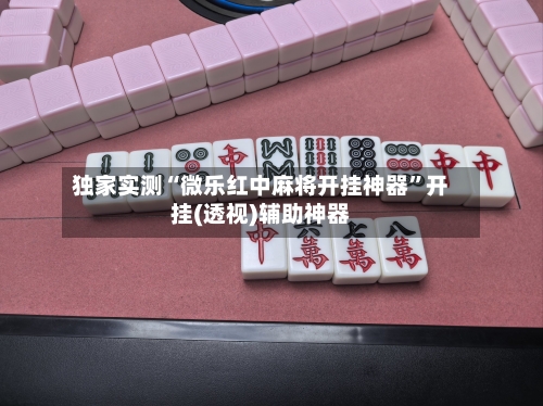 独家实测“微乐红中麻将开挂神器	”开挂(透视)辅助神器-第1张图片