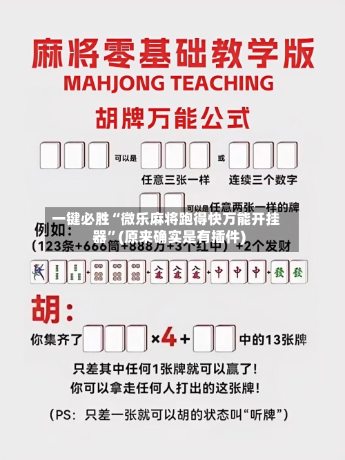 一键必胜“微乐麻将跑得快万能开挂器”(原来确实是有插件)-第1张图片