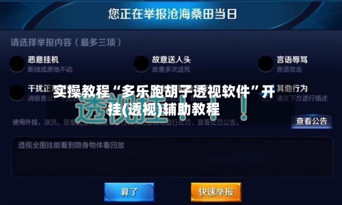 实操教程“多乐跑胡子透视软件”开挂(透视)辅助教程-第1张图片
