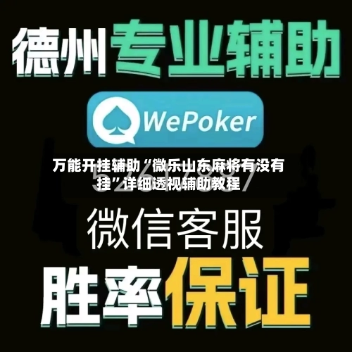 万能开挂辅助“微乐山东麻将有没有挂	”详细透视辅助教程-第1张图片