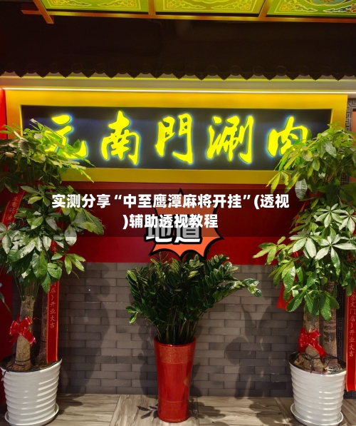 实测分享“中至鹰潭麻将开挂”(透视)辅助透视教程-第1张图片