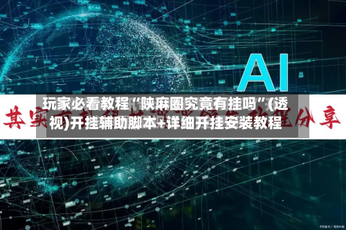玩家必看教程“陕麻圈究竟有挂吗”(透视)开挂辅助脚本+详细开挂安装教程-第1张图片