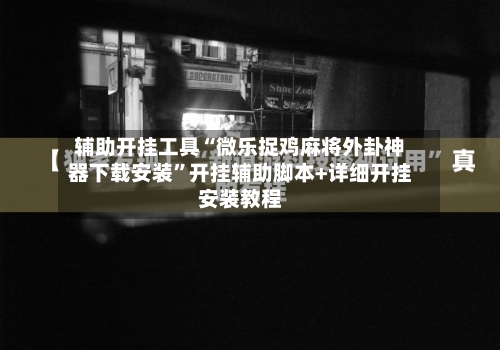 辅助开挂工具“微乐捉鸡麻将外卦神器下载安装	”开挂辅助脚本+详细开挂安装教程-第1张图片