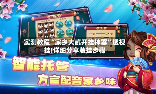 实测教程“家乡大贰开挂神器	”透视挂!详细分享装挂步骤-第1张图片