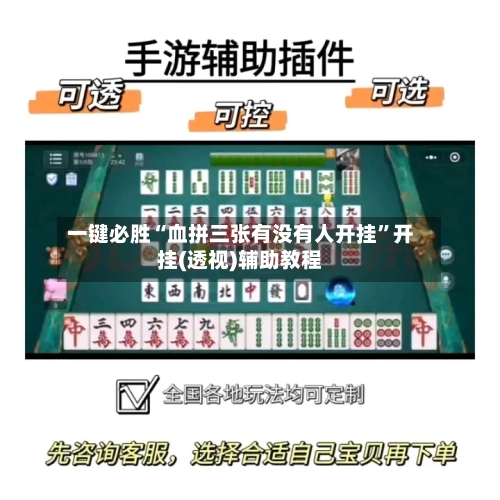 一键必胜“血拼三张有没有人开挂”开挂(透视)辅助教程-第1张图片