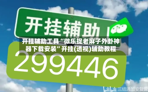 开挂辅助工具“微乐捉老麻子外卦神器下载安装”开挂(透视)辅助教程-第1张图片