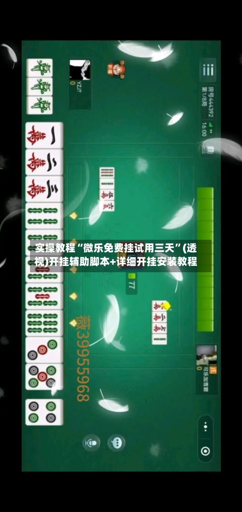 实操教程“微乐免费挂试用三天”(透视)开挂辅助脚本+详细开挂安装教程-第1张图片