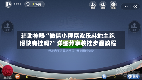 辅助神器“微信小程序欢乐斗地主跑得快有挂吗?”详细分享装挂步骤教程-第1张图片