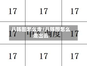 八阵图怎么走/八阵图怎么走出去-第1张图片