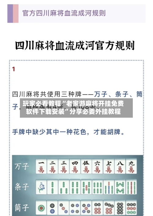 玩家必看教程“老家游麻将开挂免费软件下载安装”分享必要外挂教程-第1张图片