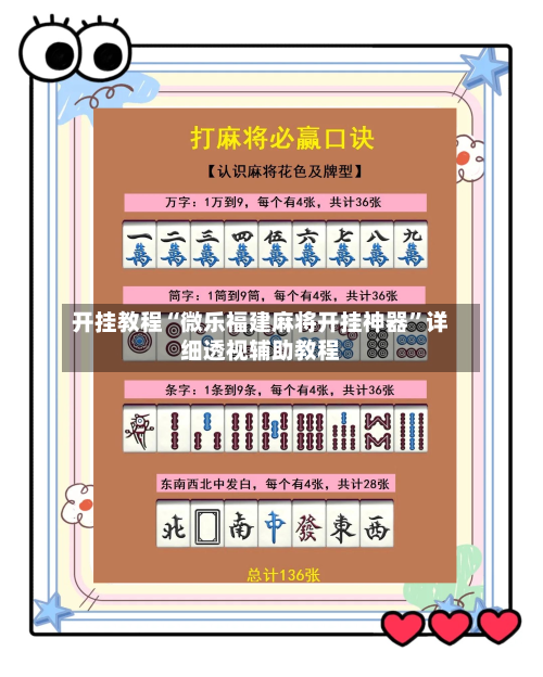 开挂教程“微乐福建麻将开挂神器”详细透视辅助教程-第1张图片