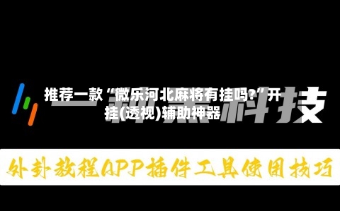 推荐一款“微乐河北麻将有挂吗?”开挂(透视)辅助神器-第1张图片