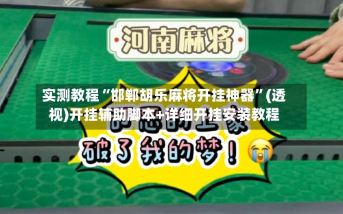 实测教程“邯郸胡乐麻将开挂神器	”(透视)开挂辅助脚本+详细开挂安装教程-第1张图片