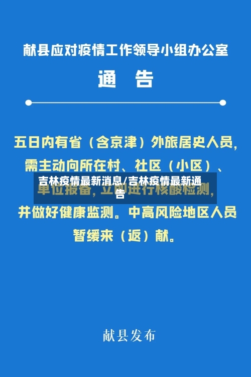 吉林疫情最新消息/吉林疫情最新通告-第1张图片