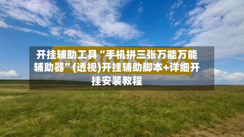 开挂辅助工具“手机拼三张万能万能辅助器”(透视)开挂辅助脚本+详细开挂安装教程-第1张图片