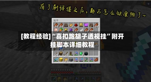 [教程经验]“喜扣跑胡子透视挂	”附开挂脚本详细教程-第1张图片