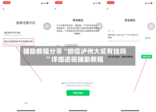 辅助教程分享“微信泸州大贰有挂吗”详细透视辅助教程-第1张图片