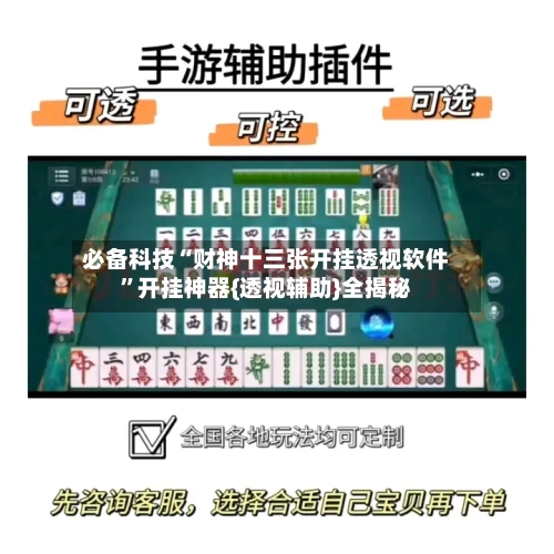 必备科技“财神十三张开挂透视软件”开挂神器{透视辅助}全揭秘-第1张图片
