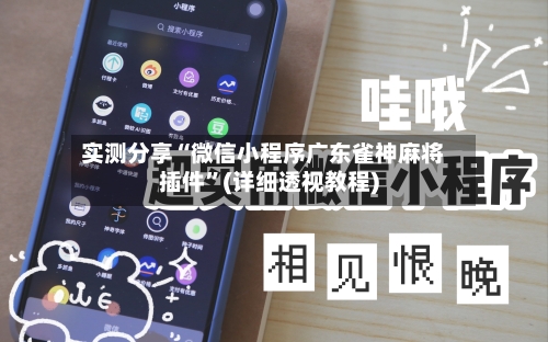 实测分享“微信小程序广东雀神麻将插件	”(详细透视教程)-第1张图片