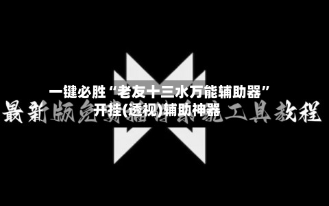 一键必胜“老友十三水万能辅助器	”开挂(透视)辅助神器-第1张图片