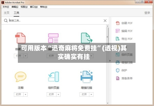 可用版本“迅奇麻将免费挂	”(透视)其实确实有挂-第1张图片