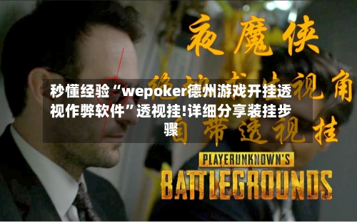 秒懂经验“wepoker德州游戏开挂透视作弊软件”透视挂!详细分享装挂步骤-第1张图片