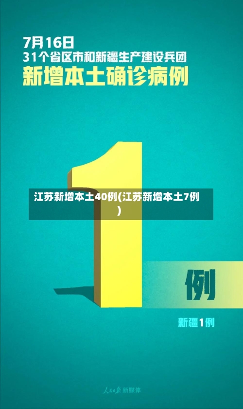 江苏新增本土40例(江苏新增本土7例)-第1张图片