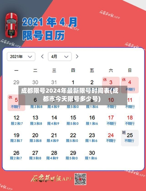 成都限号2024年最新限号时间表(成都市今天限号多少号)-第1张图片