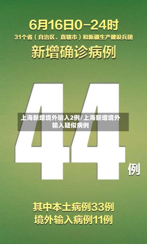 上海新增境外输入2例/上海新增境外输入疑似病例-第1张图片