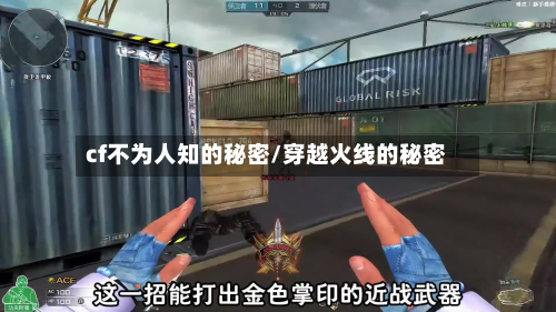 cf不为人知的秘密/穿越火线的秘密-第1张图片